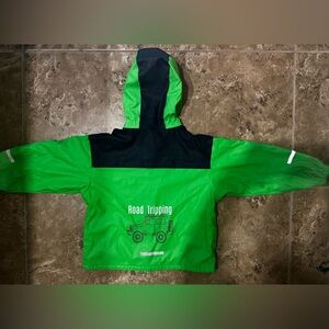 Fleece lined raincoat